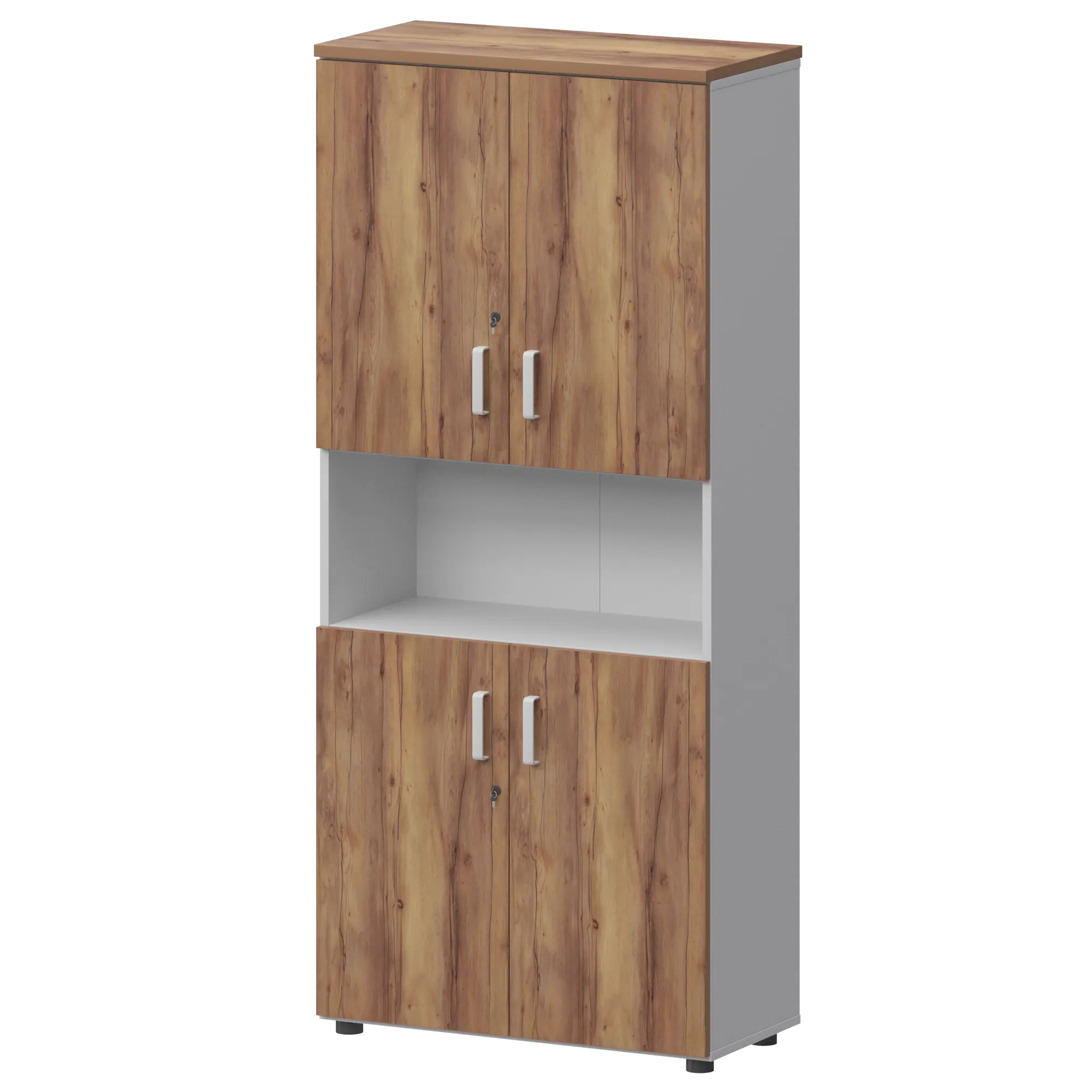 Шкаф Смарт СМШ-58Д4 Тип2 Белый/Таксония