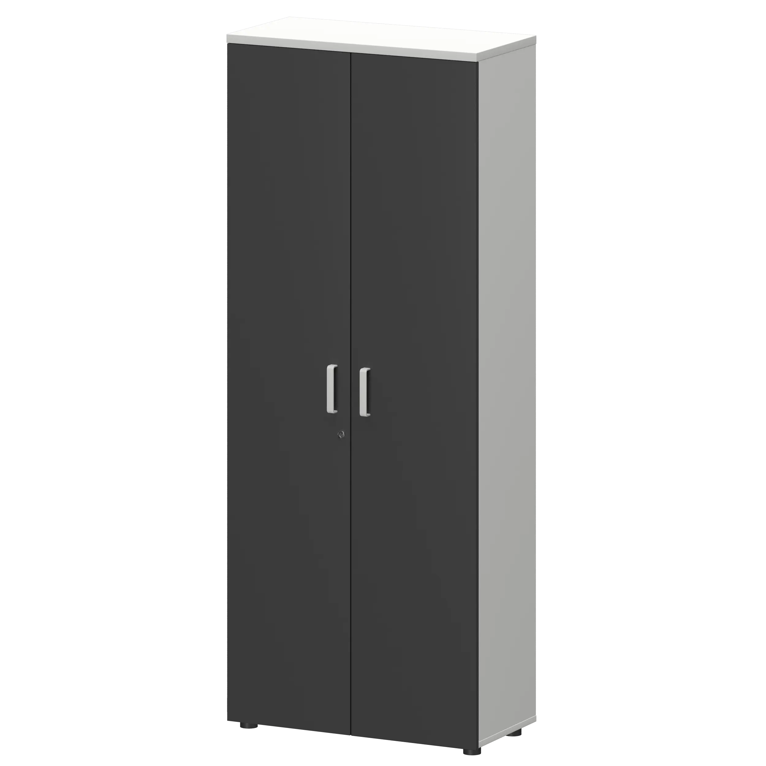 Шкаф Смарт СМШ-58Д Тип1 Белый/Графит