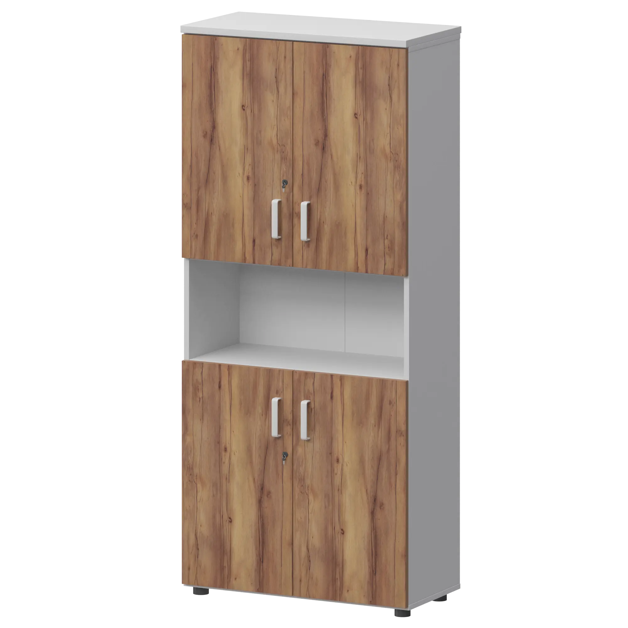 Шкаф Смарт СМШ-58Д4 Тип1 Белый/Таксония