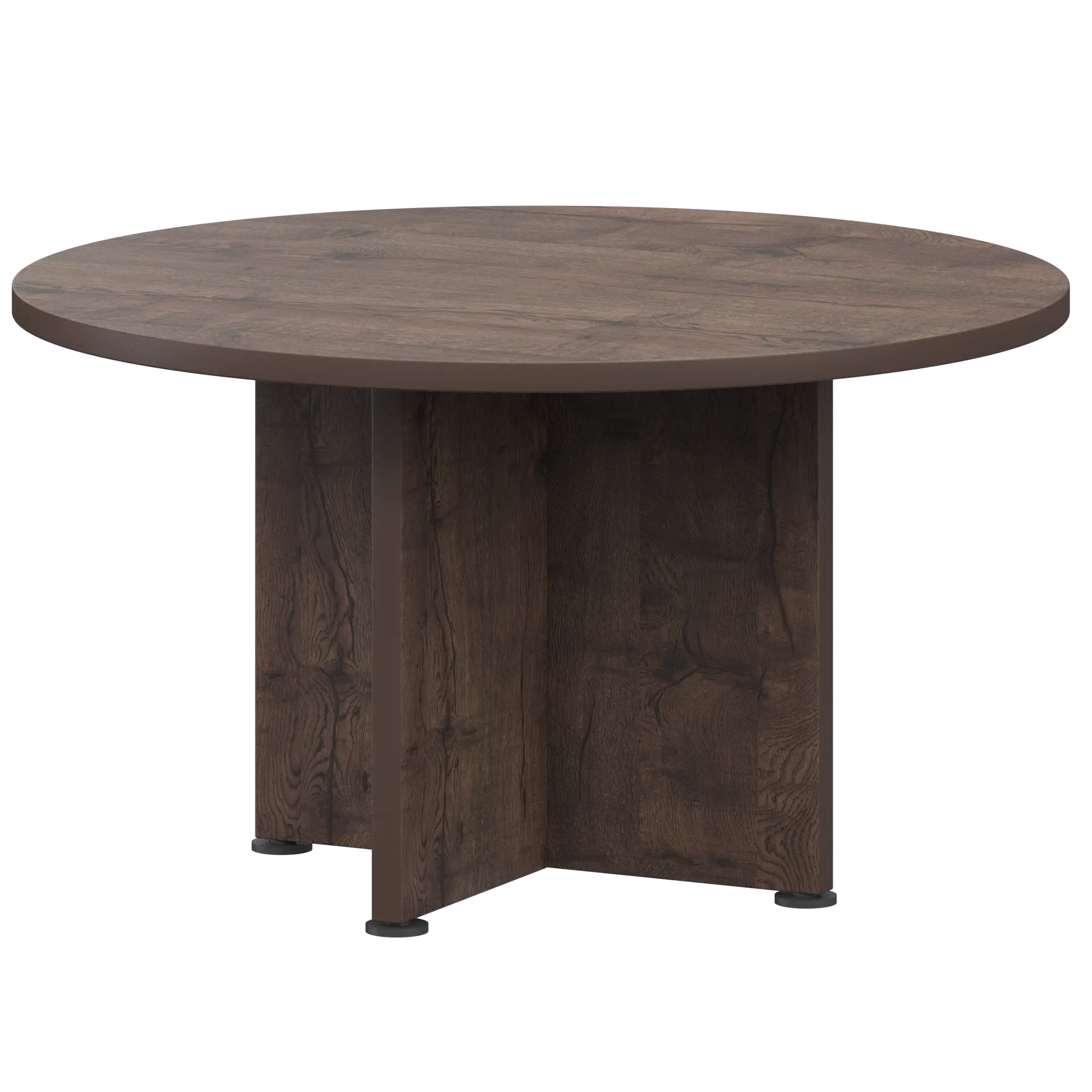 Стол для переговоров круглый Приоритет К-964 Дуб апрель