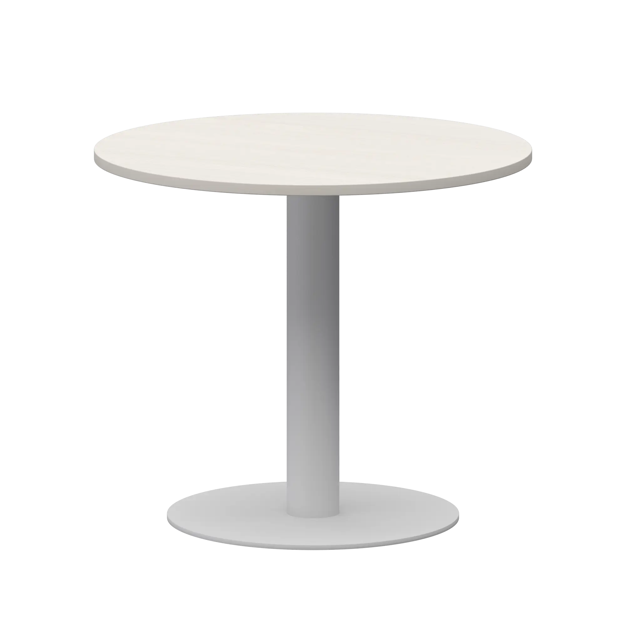 Стол круглый Арго-М АМ-Д90 Ясень шимо/Белый