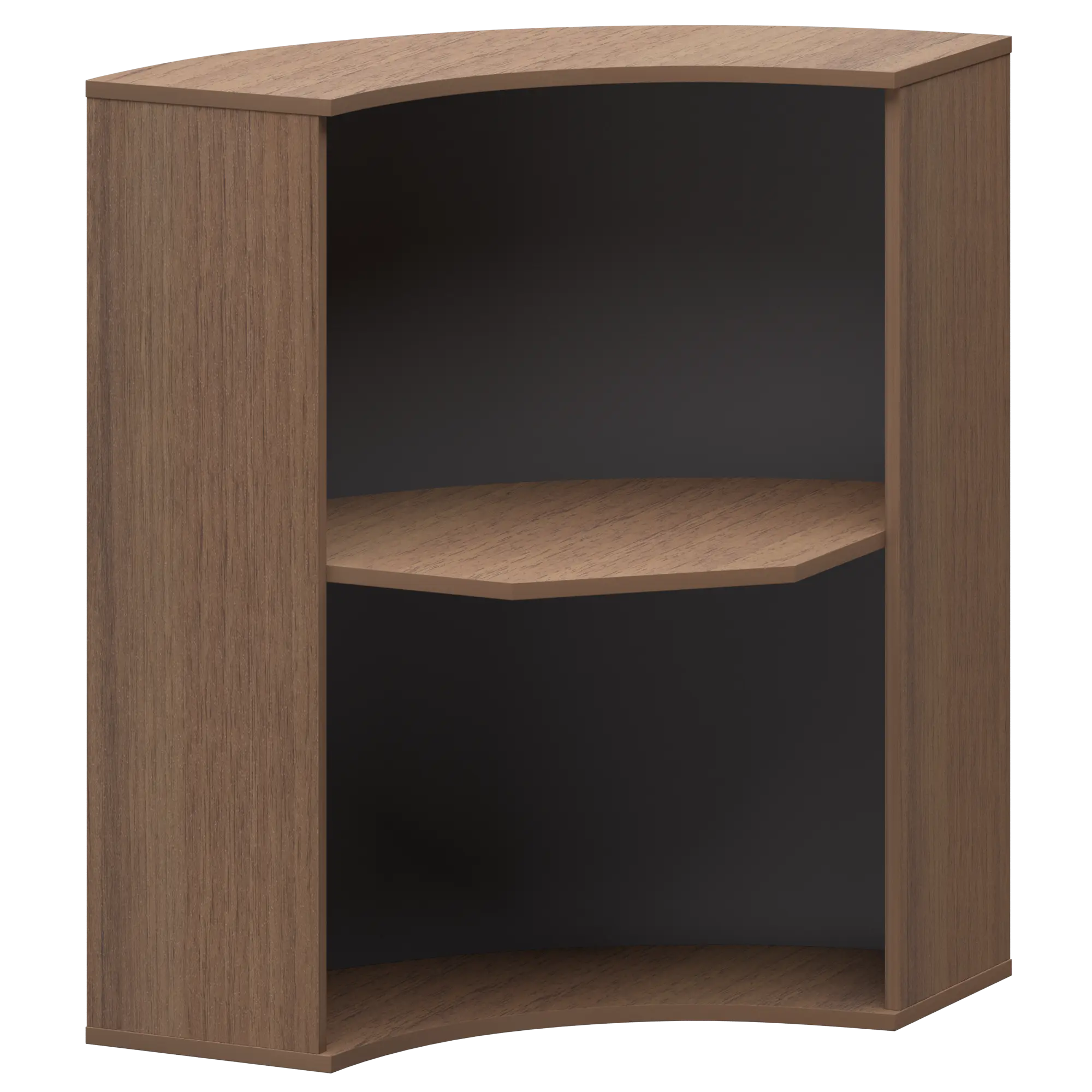 Стойка угловая Ресепшн А-550 Орех