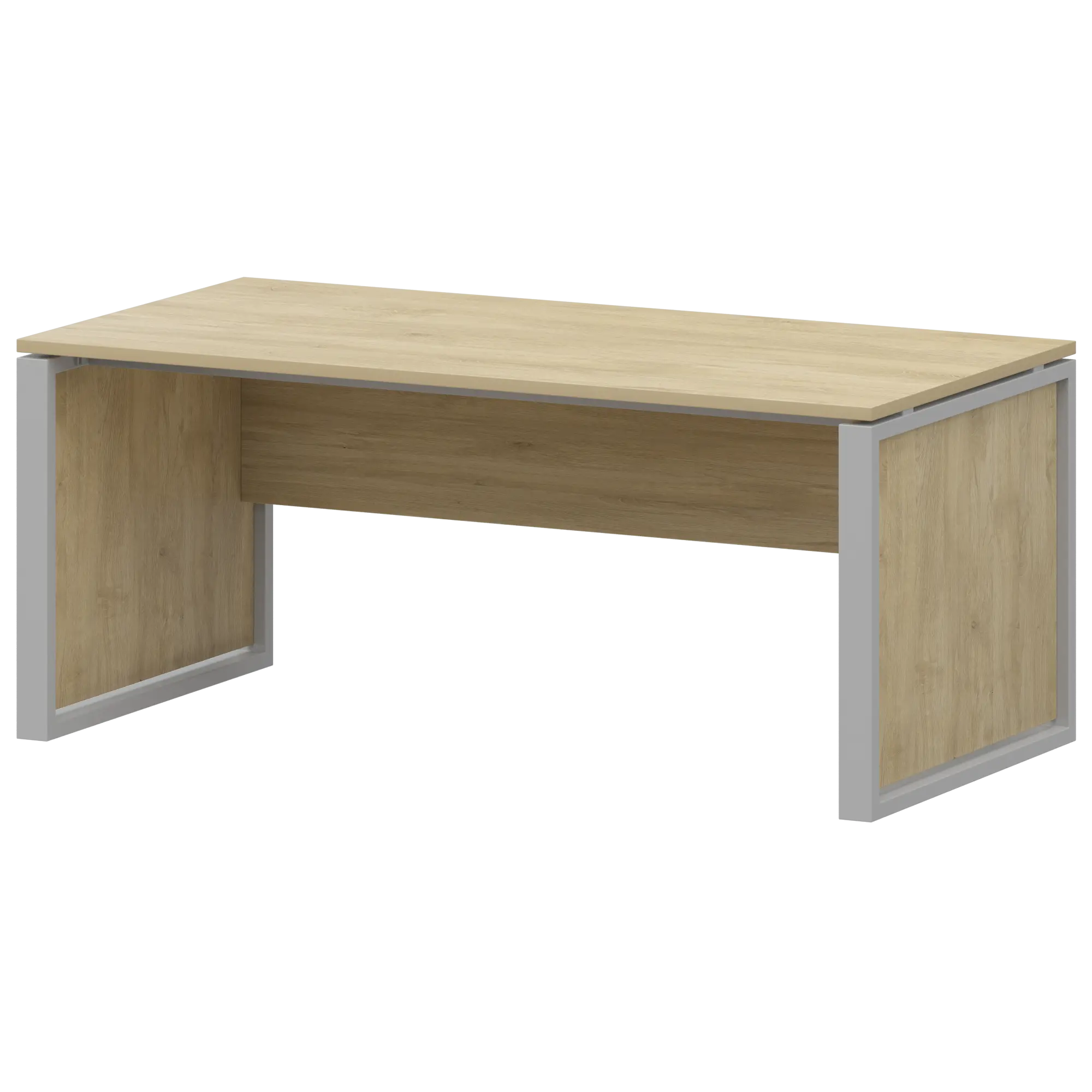 Стол руководителя Аргентум-М НТМ-160 Баттл Рок/Металлик