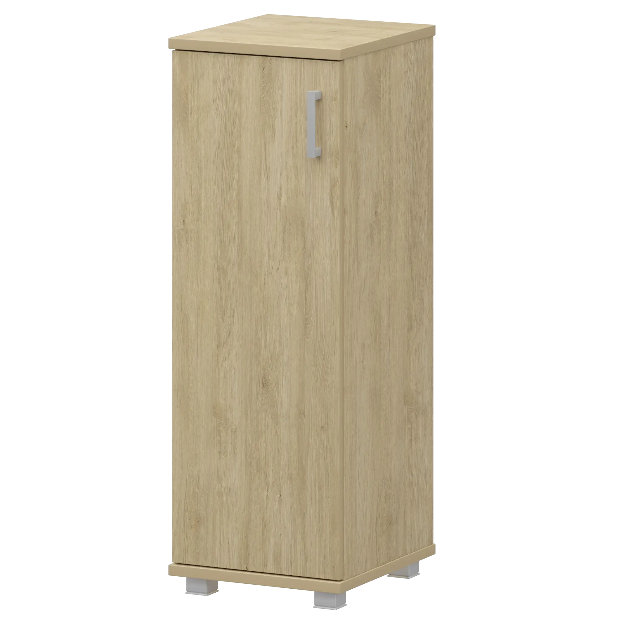 Стеллаж низкий узкий закрытый Аргентум "НТ-440;НТ-601" Баттл Рок