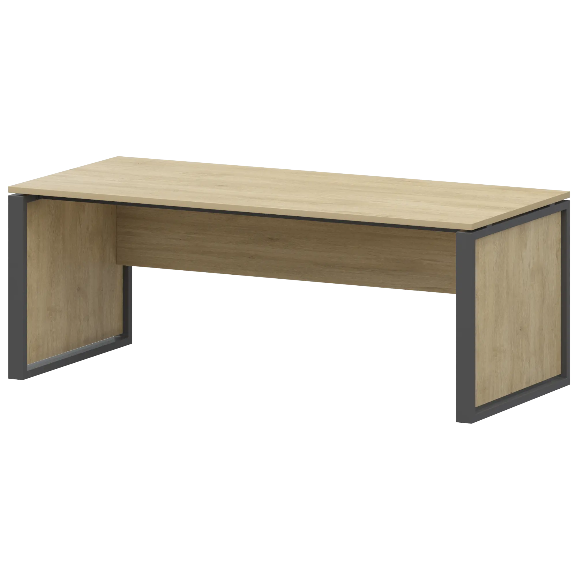 Стол руководителя Аргентум-М НТМ-180 Баттл Рок/Антрацит