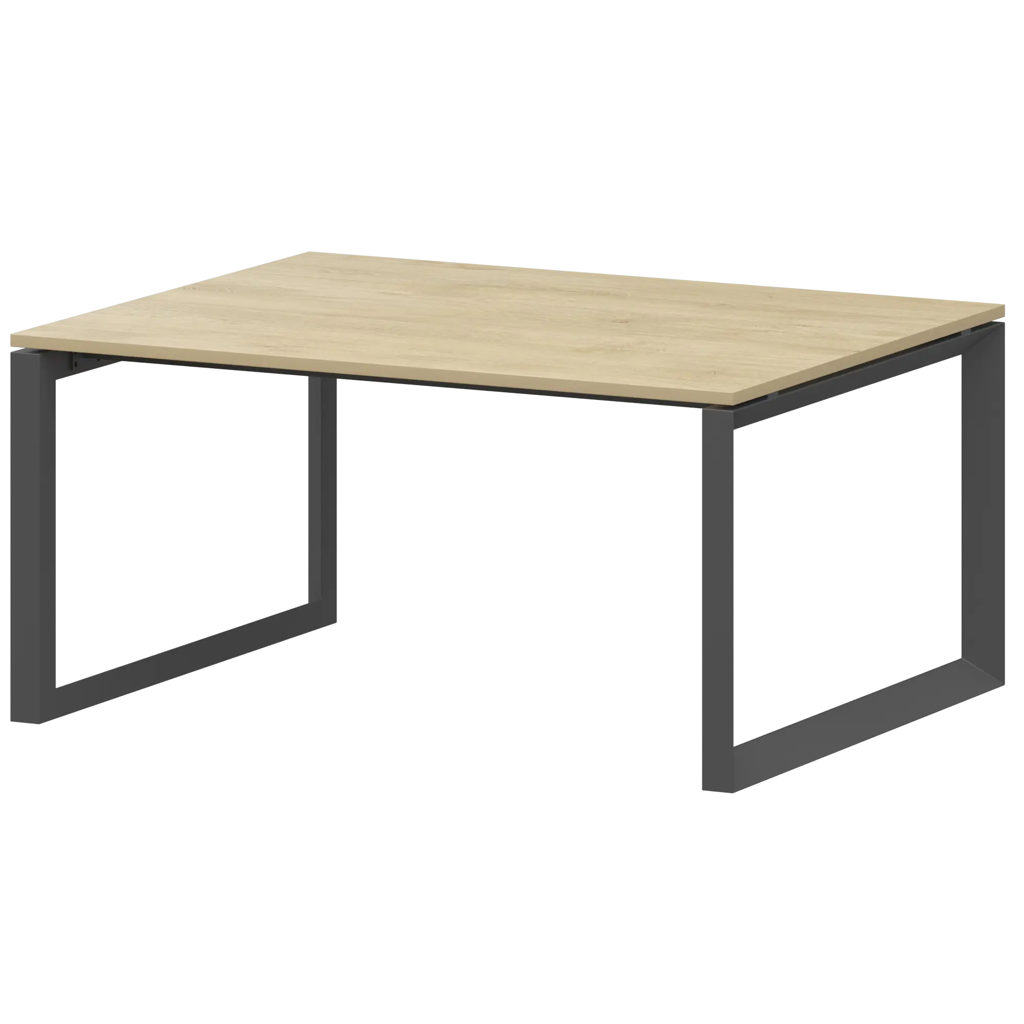 Стол переговорный на металлокаркасе Аргентум-МП НТМП.О.140.11 Баттл Рок/Антрацит