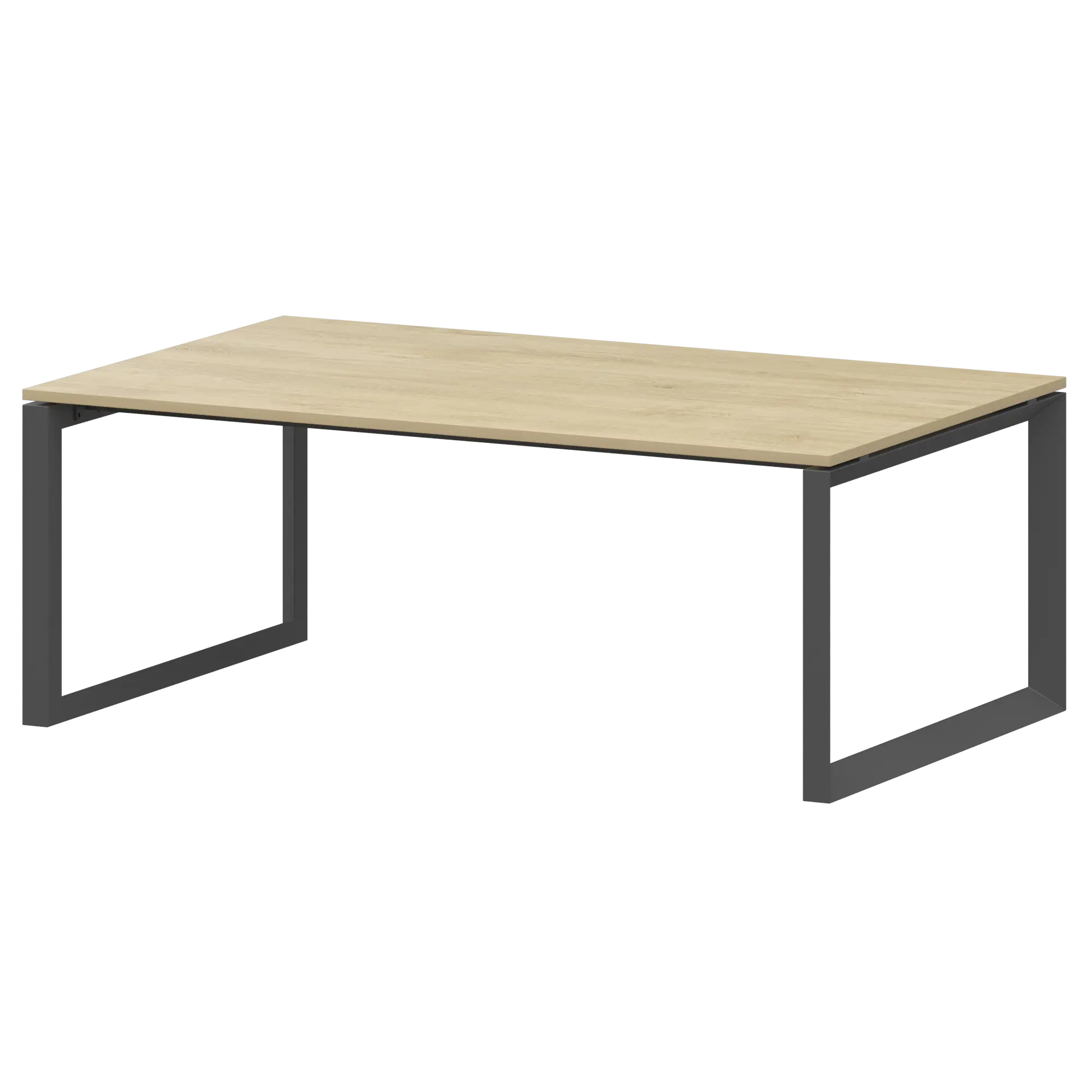 Стол переговорный на металлокаркасе Аргентум-МП НТМП.О.180.11 Баттл Рок/Антрацит