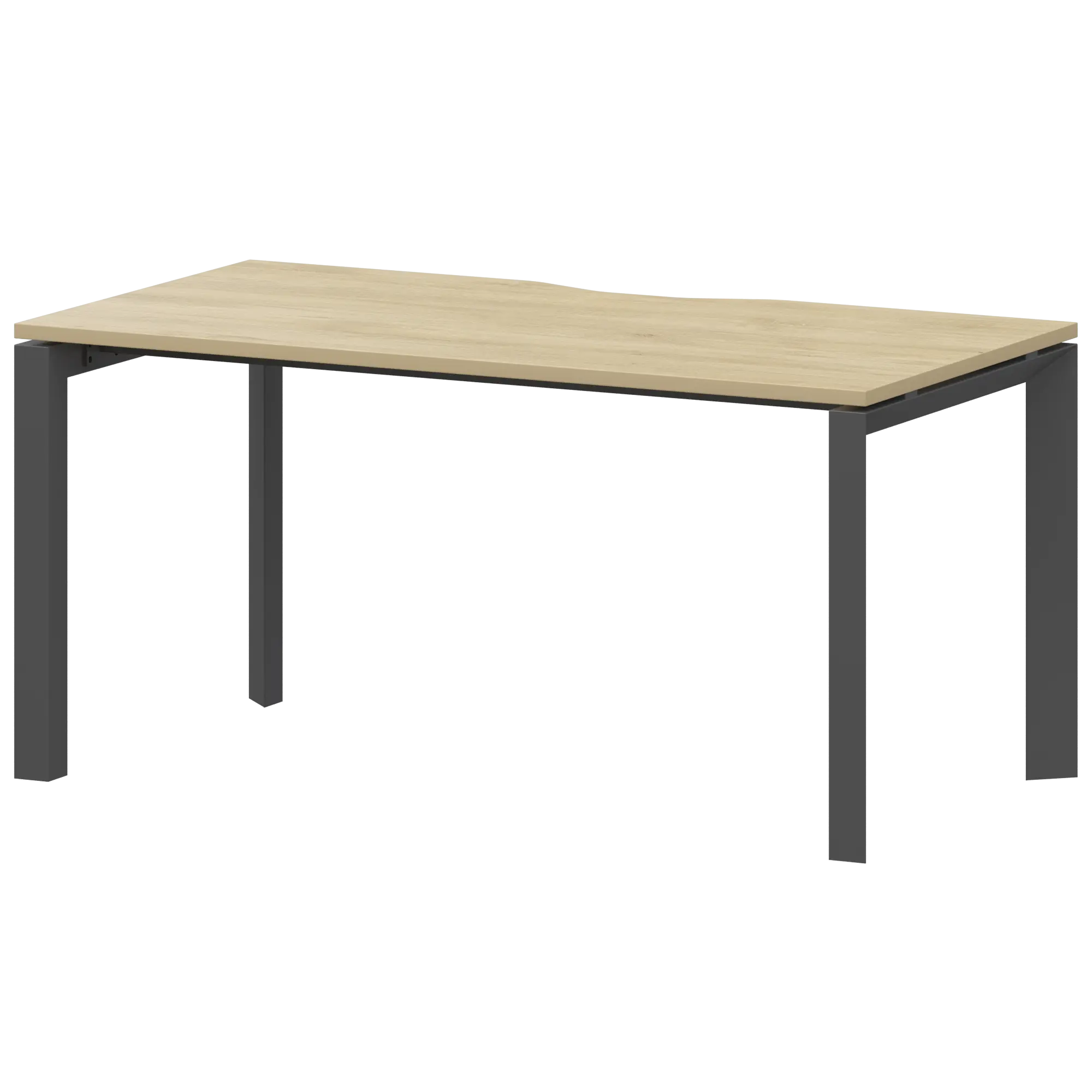 Стол на металлокаркасе Аргентум-МП НТМП.П-140 Баттл Рок/Антрацит