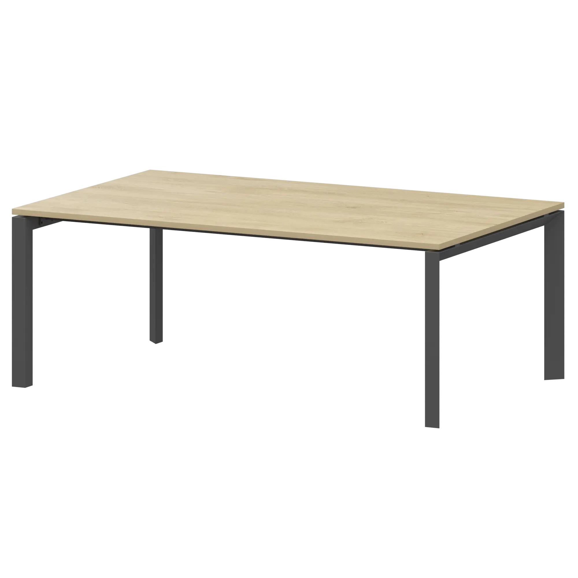 Стол переговорный на металлокаркасе Аргентум-МП НТМП.П.180.11 Баттл Рок/Антрацит