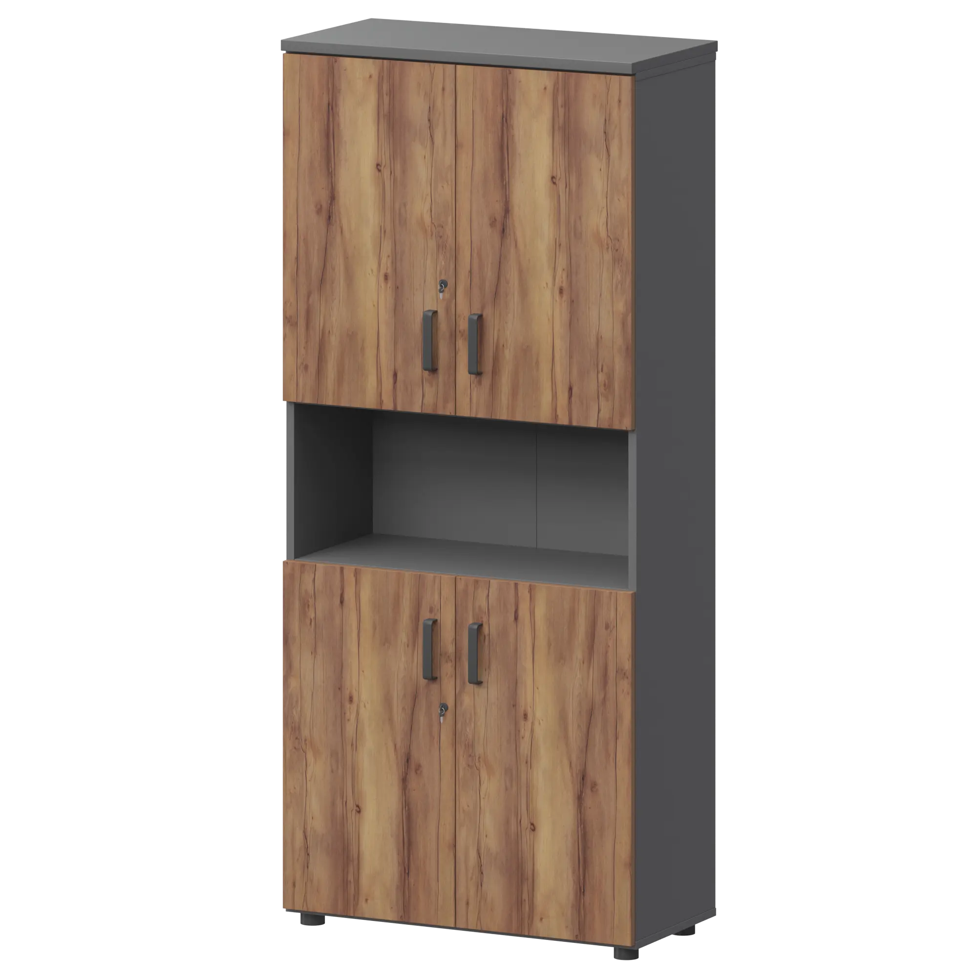 Шкаф Смарт СМШ-58Д4 Тип1 Графит/Таксония