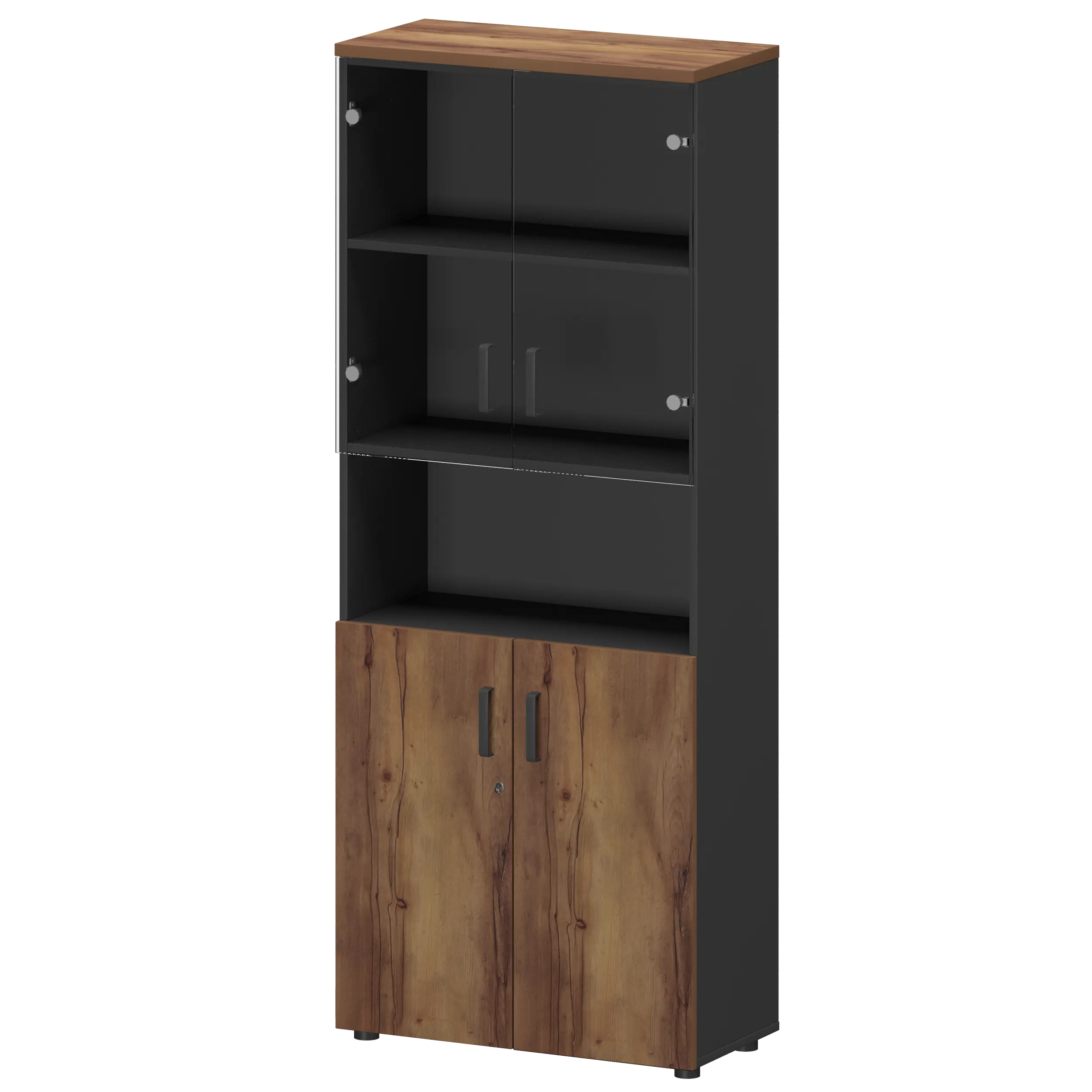 Шкаф Смарт СМШ-58Д2С2 Тип2 Графит/Таксония