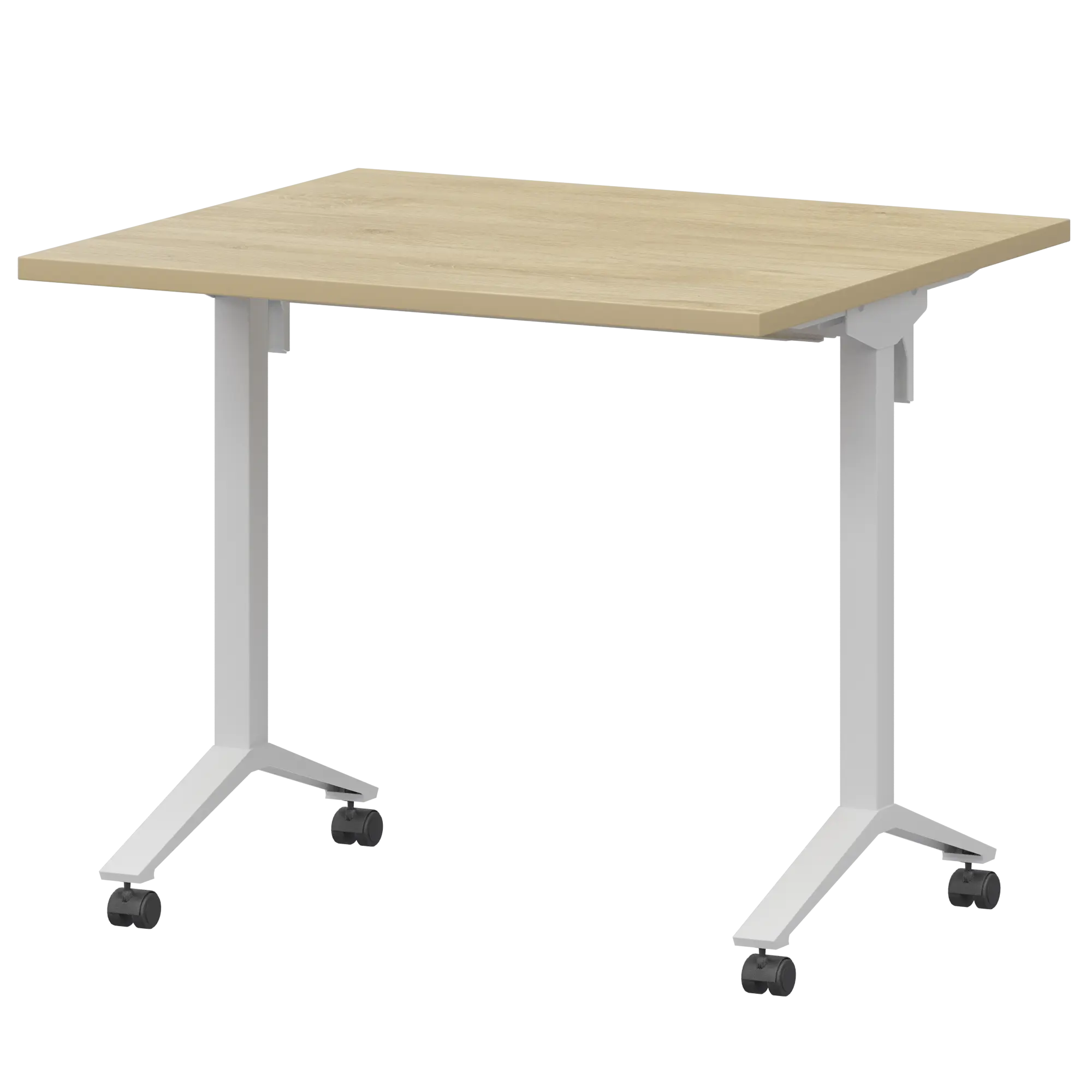 Стол мобильный складной Моби МБ25-80.70 Баттл Рок/Белый