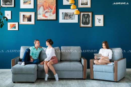 Угловой диван "Ричмонд" (7 категория ткани)