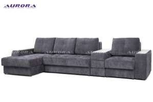 Угловой диван "Левел 1+ПШ+2+От" (1 категория ткани)