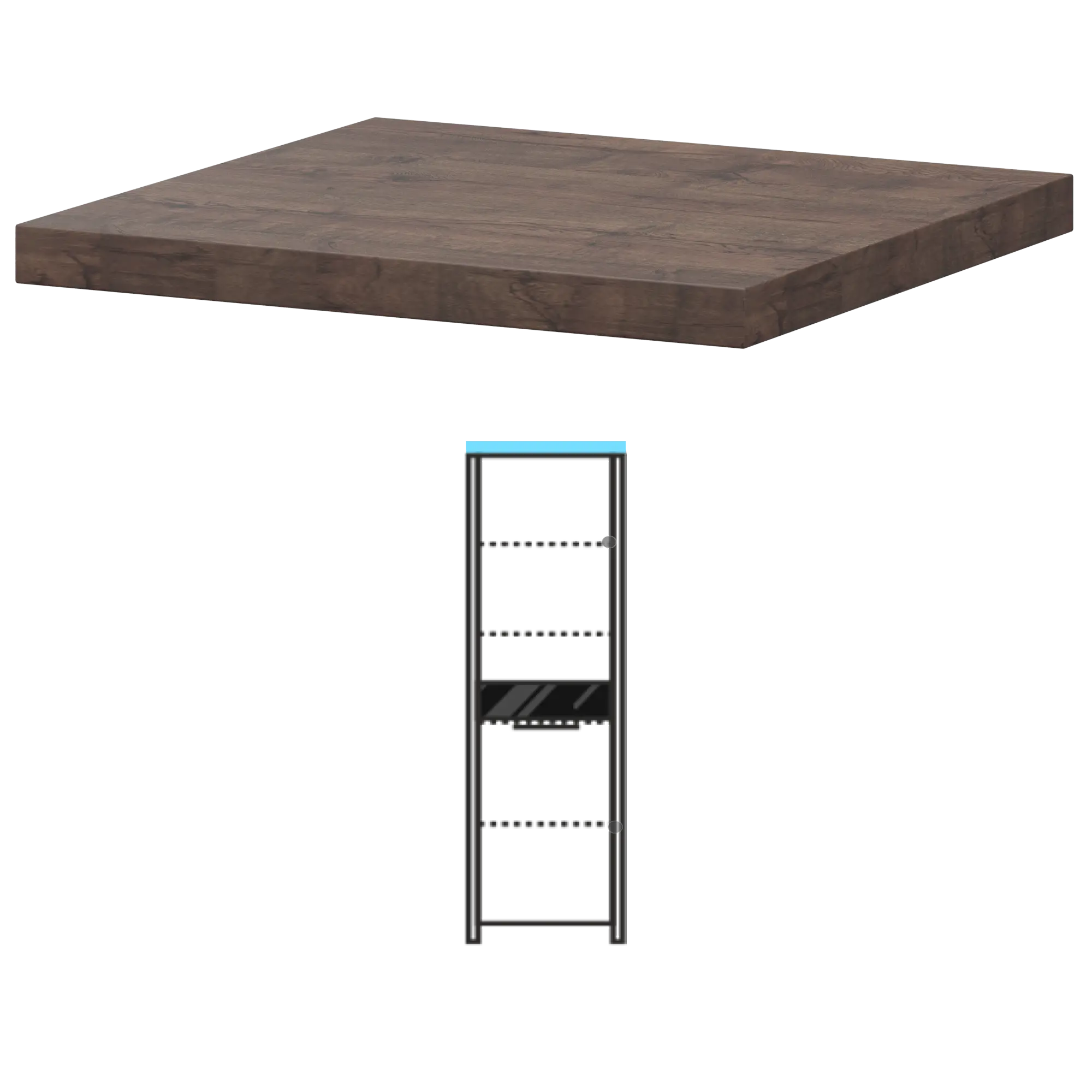 Топ Акцент КТ-70.38 Дуб апрель