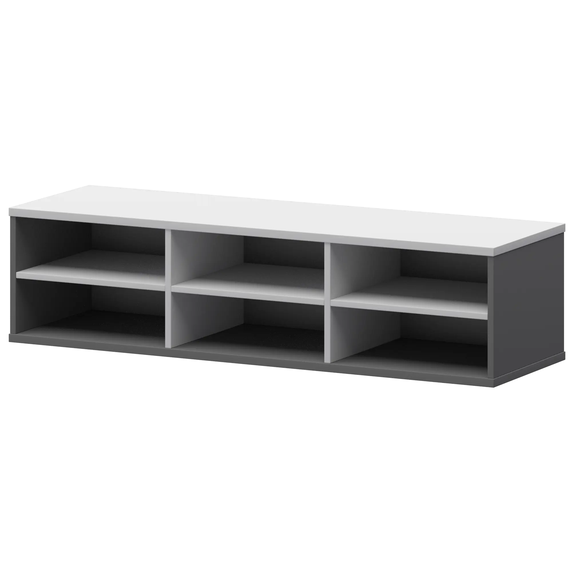 Надставка с вставкой для тумбы-купе Смарт СМТ-15НВ.18 тип2 Графит/Белый