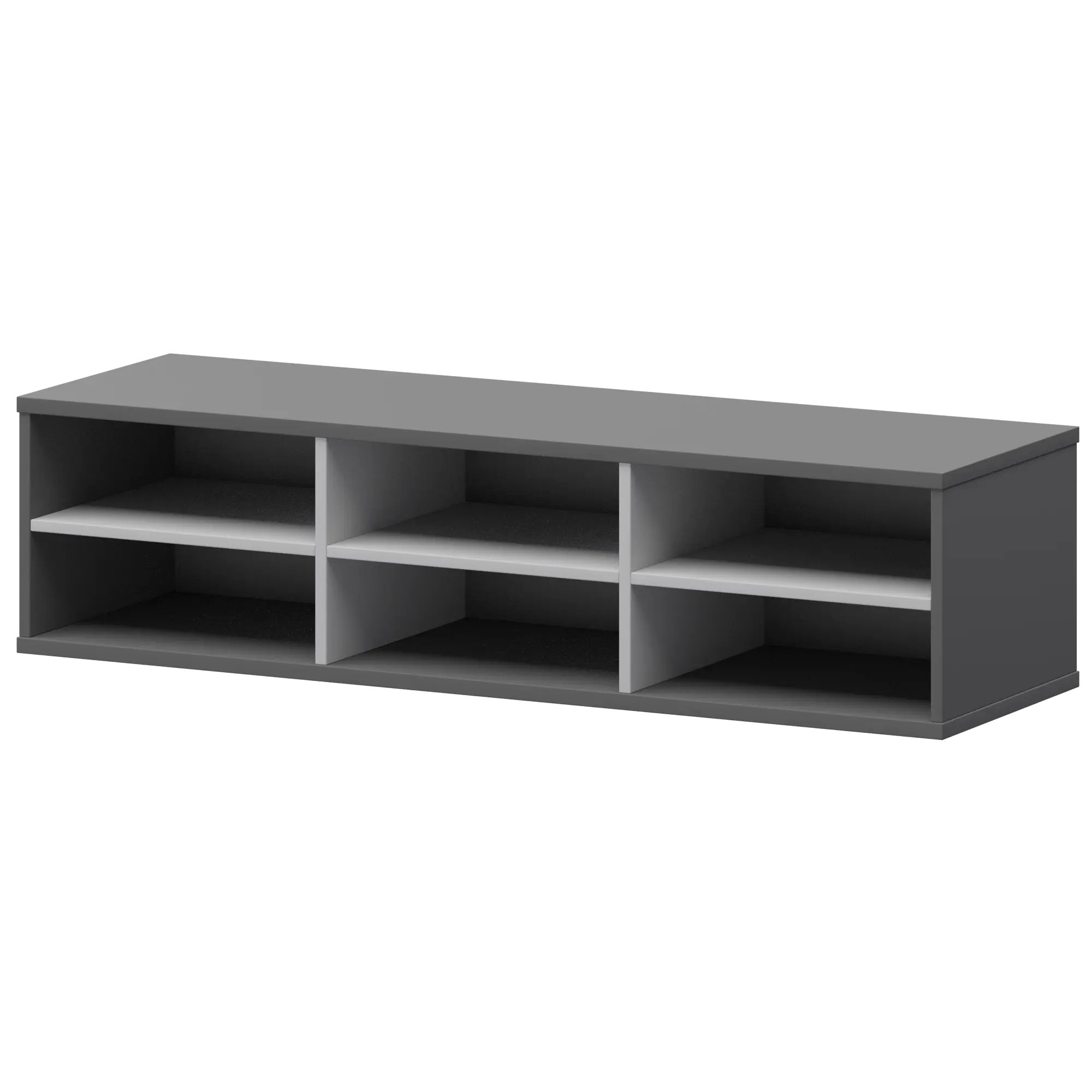 Надставка с вставкой для тумбы-купе Смарт СМТ-15НВ.18 тип1 Графит/Белый