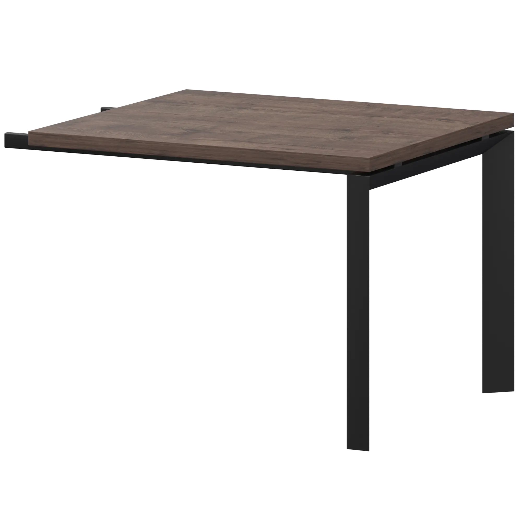 Конференц-приставка на металлокаркасе Акцент КТМ-09.38 Дуб апрель/Черный