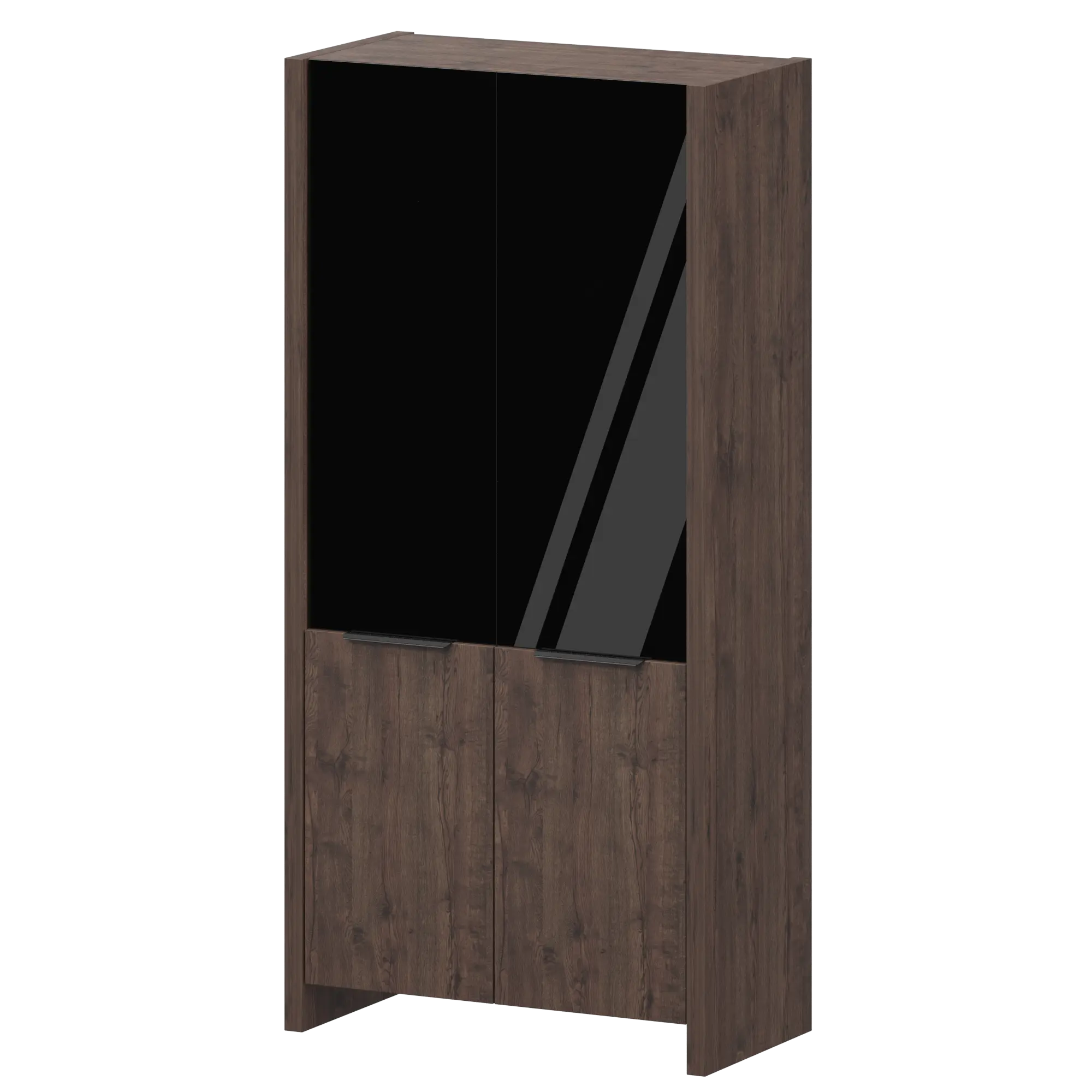 Стеллаж комбинированный Акцент КТ-42.38/КТ-50.18/КТ-53С/КТ-54С Дуб апрель