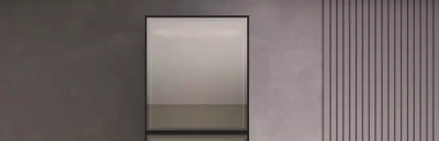 Антресоль 1-дверная со стеклом высокая 400