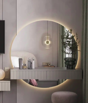 Зеркало круглое с подсветкой (комплект)