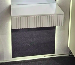 Зеркало прямоугольное с подсветкой нижнее (к Консоли)