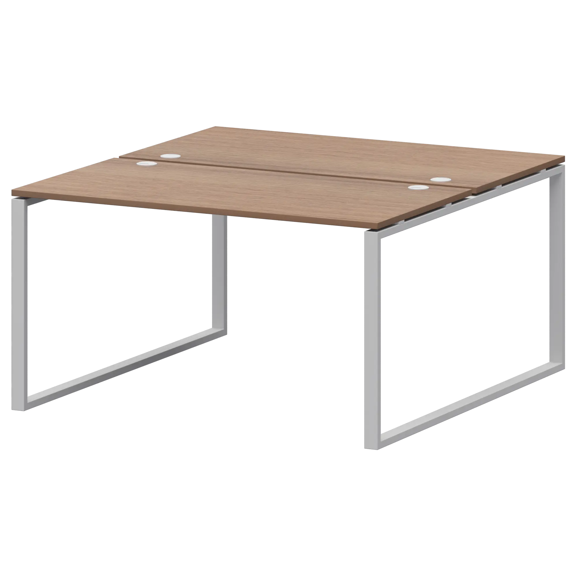 Бенч двойной на 2 рабочих места Арго-М АМБ.О-005 Орех гварнери/Антрацит