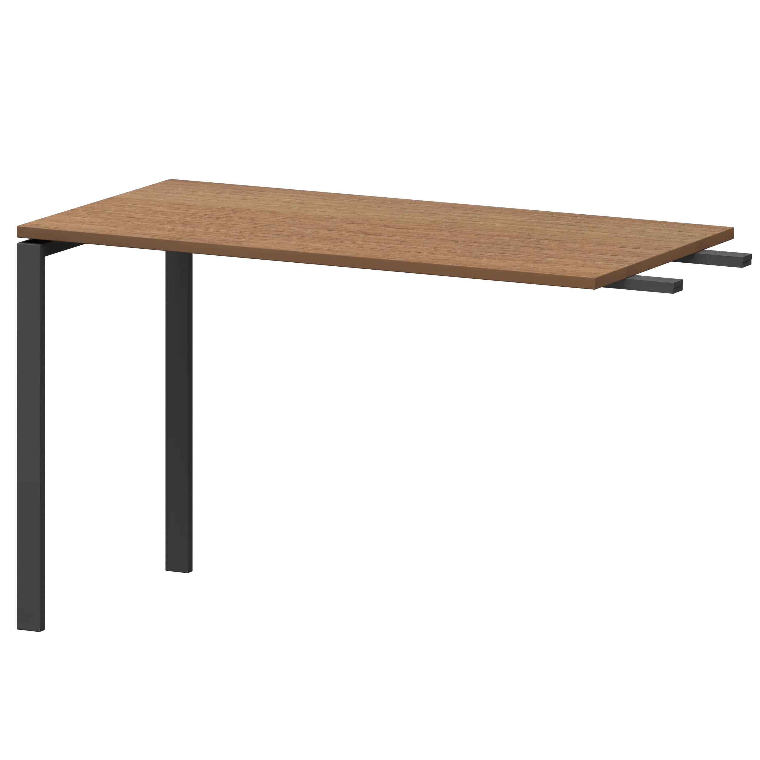 Бриф-приставка на металлокаркасе Арго-М АМ-120.60 Орех гварнери/Белый