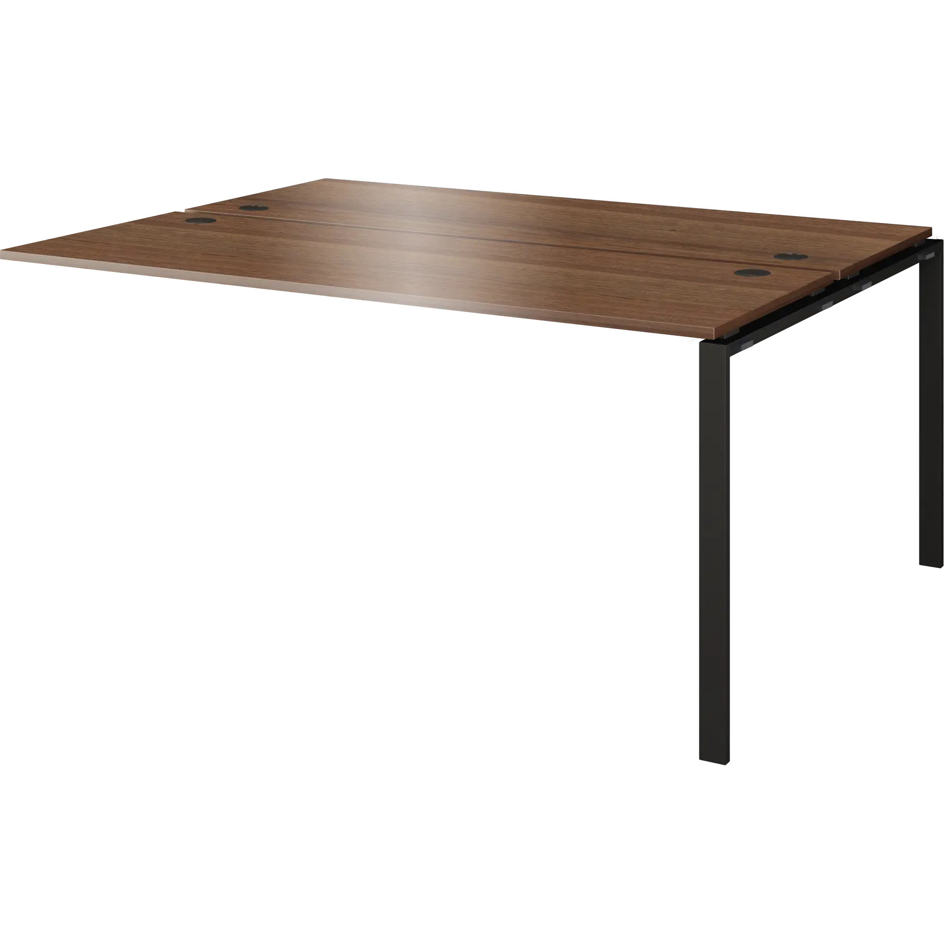 Модуль двойной на 2 рабочих места Арго-М АМБЭ-002.60 Орех гварнери/Белый