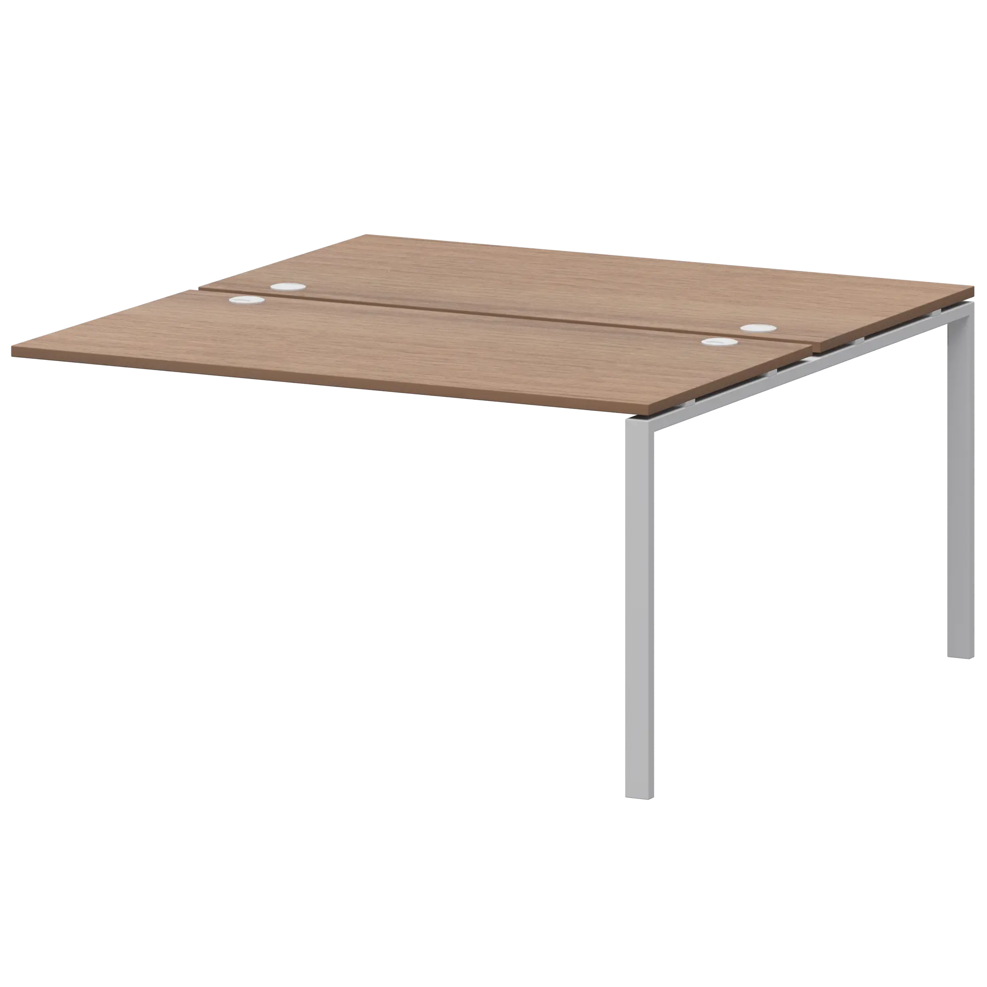 Модуль двойной на 2 рабочих места Арго-М АМБЭ-004.60 Орех гварнери/Белый