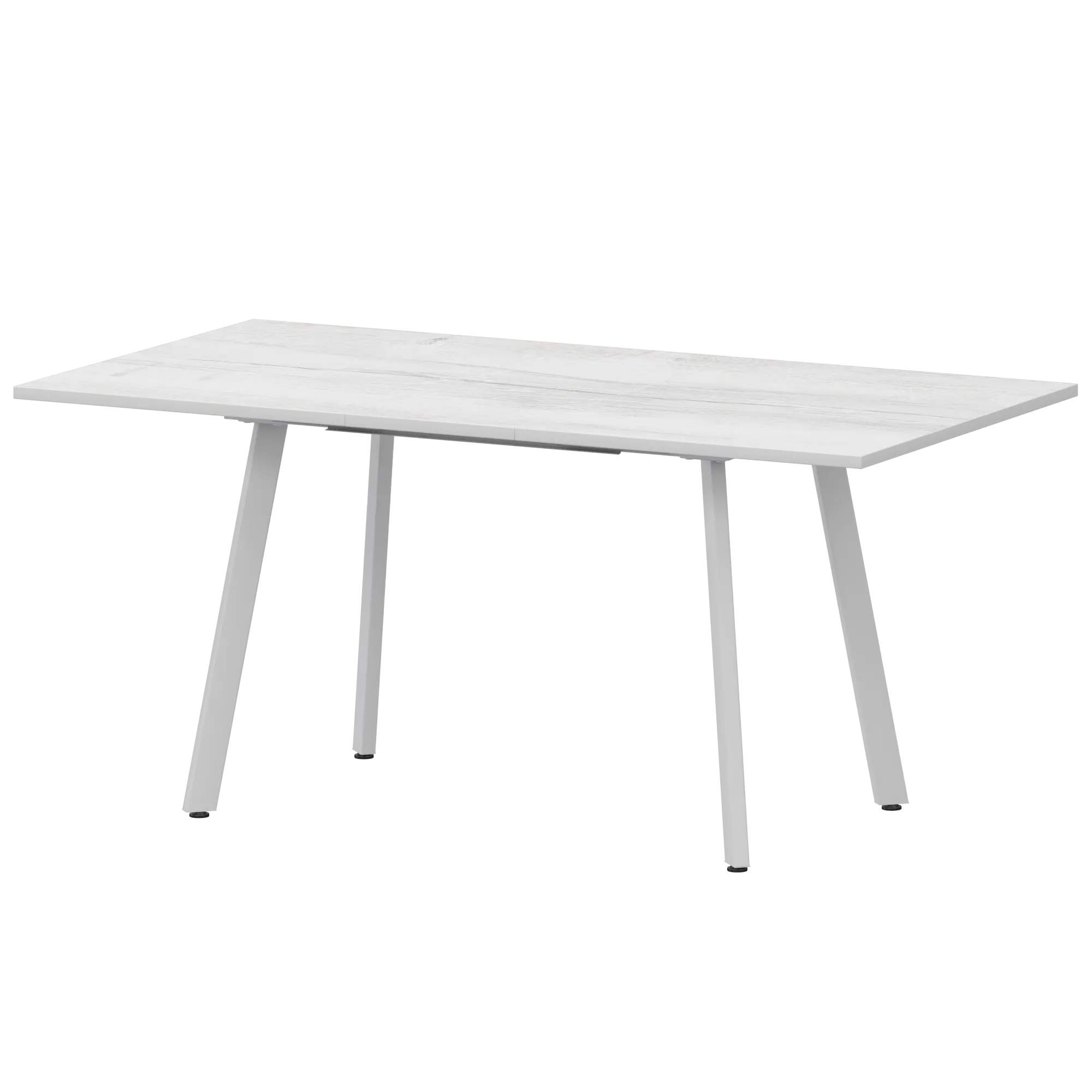 Стол раздвижной Альфа Обеденные столы в пластике Альфа 1200+300 (Н-3780) Фрост/Белый муар