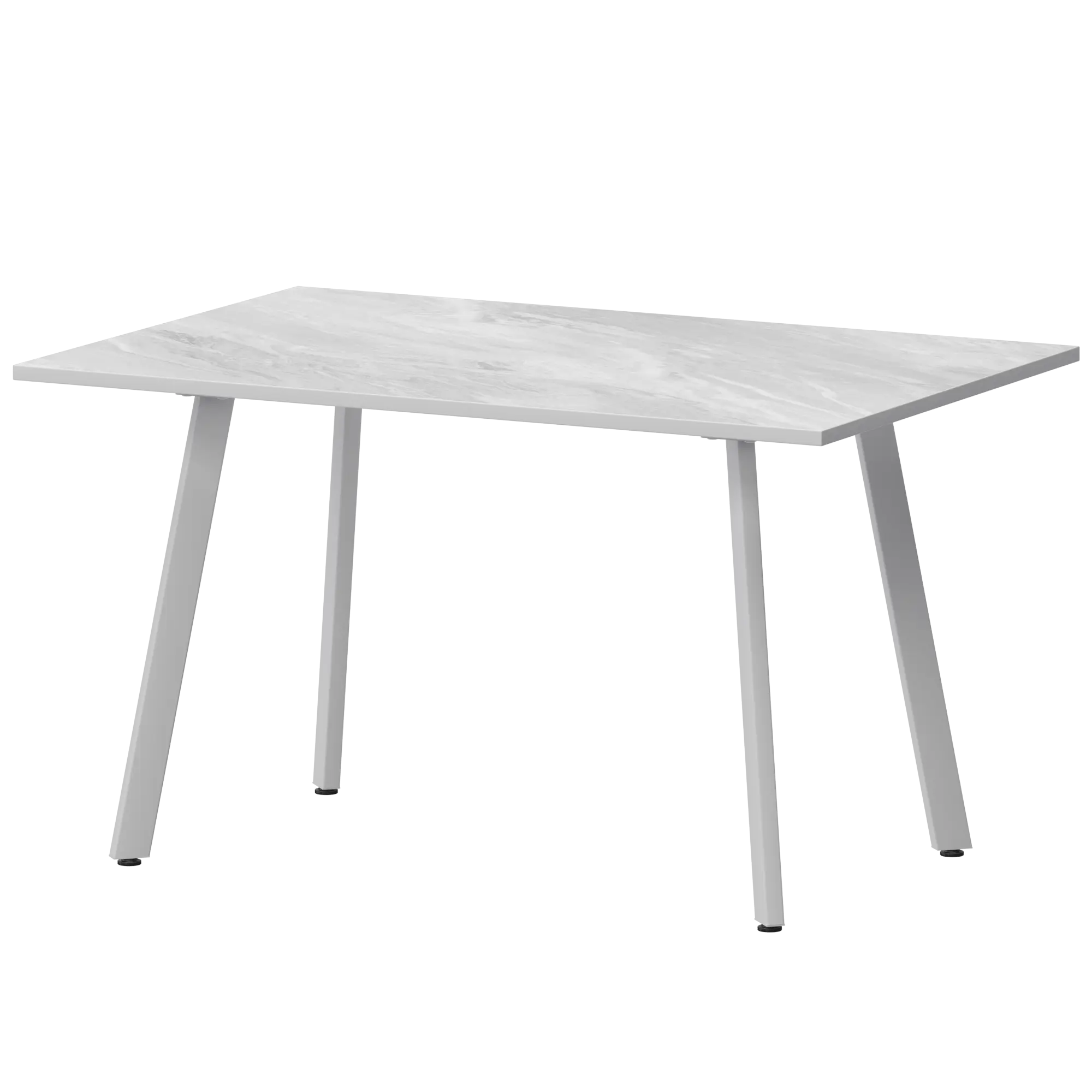 Стол нераздвижной Альфа Обеденные столы в пластике Альфа 1200 (Н-3815) Лавант/Белый муар