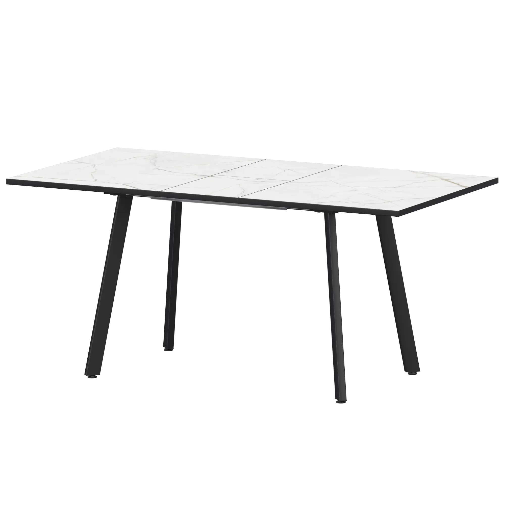 Стол раздвижной Альфа Обеденные столы в пластике Альфа 1200+300 (Н-3780) Азул/Черный муар