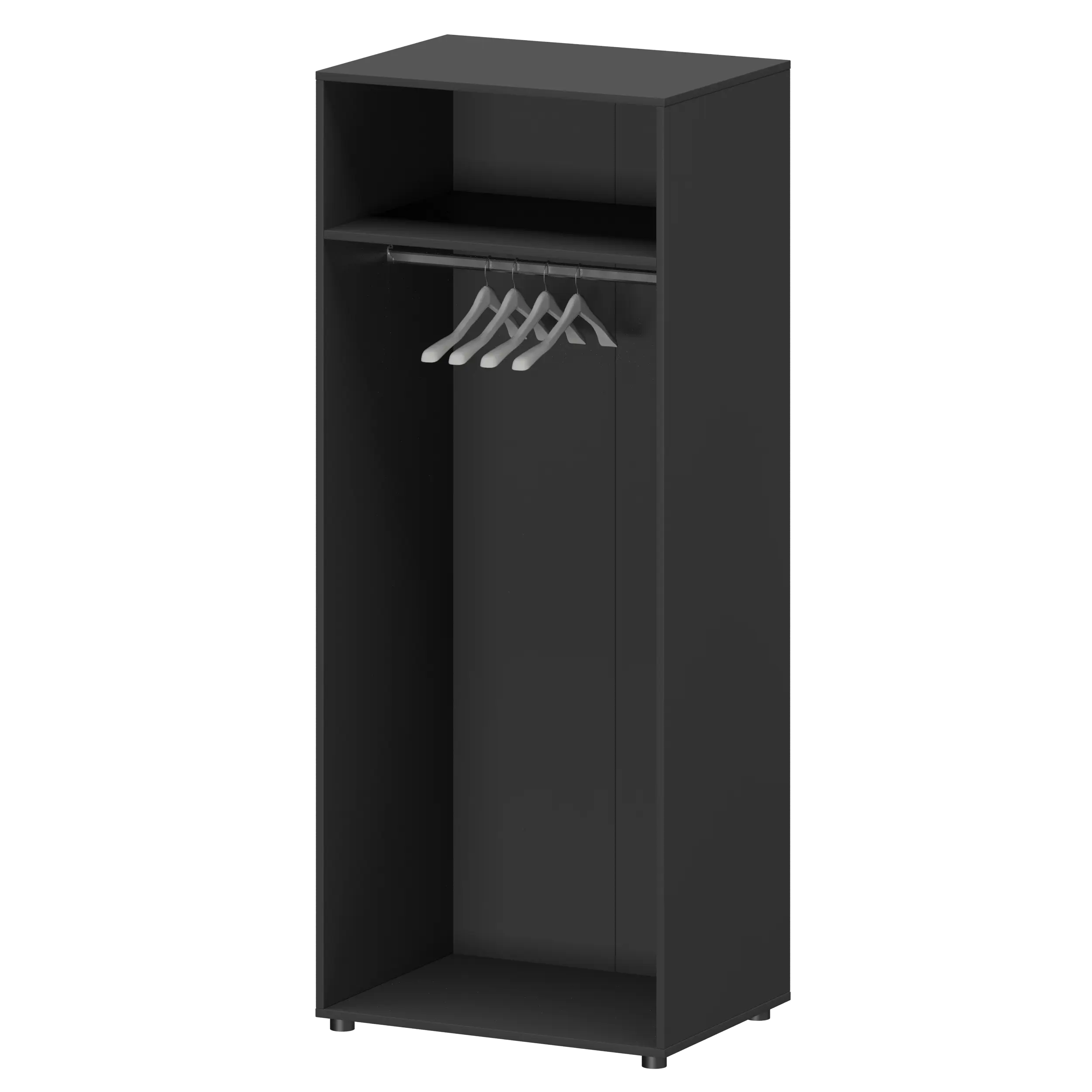 Корпус шкафа для одежды Смарт СМШ2-58-6Ш Графит