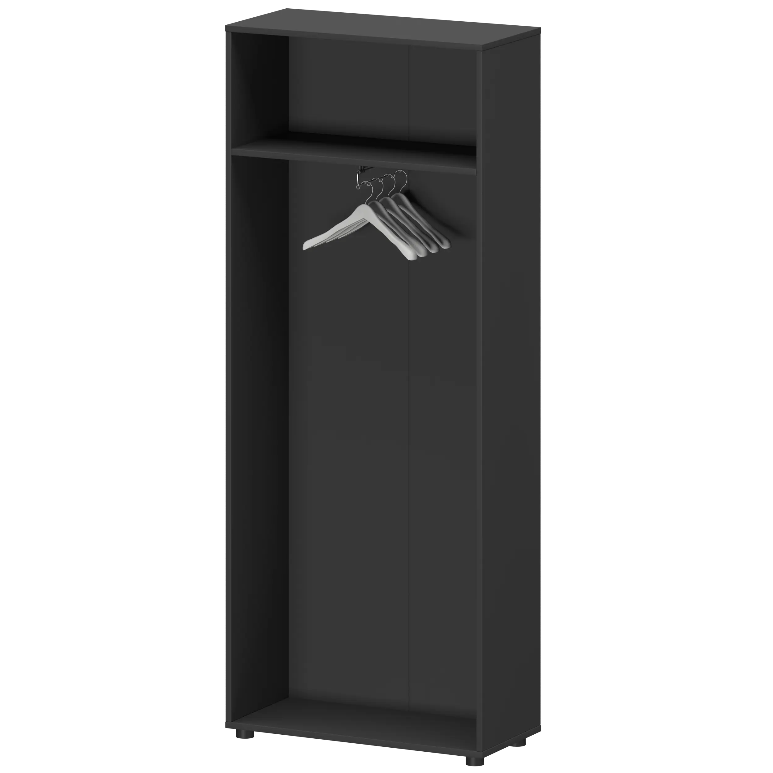 Корпус шкафа для одежды Смарт СМШ2-58Ш Графит