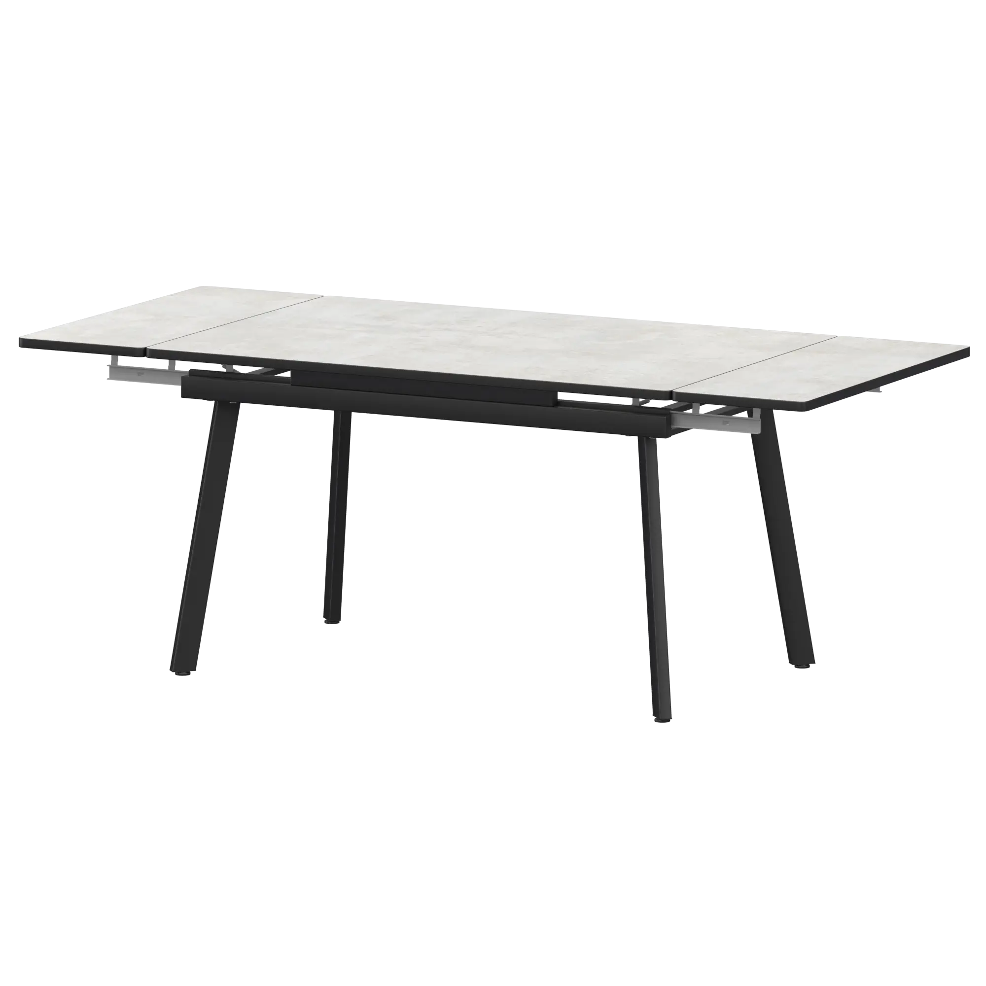 Стол раздвижной Гранд Обеденные столы в пластике  Лофт/Черный муар