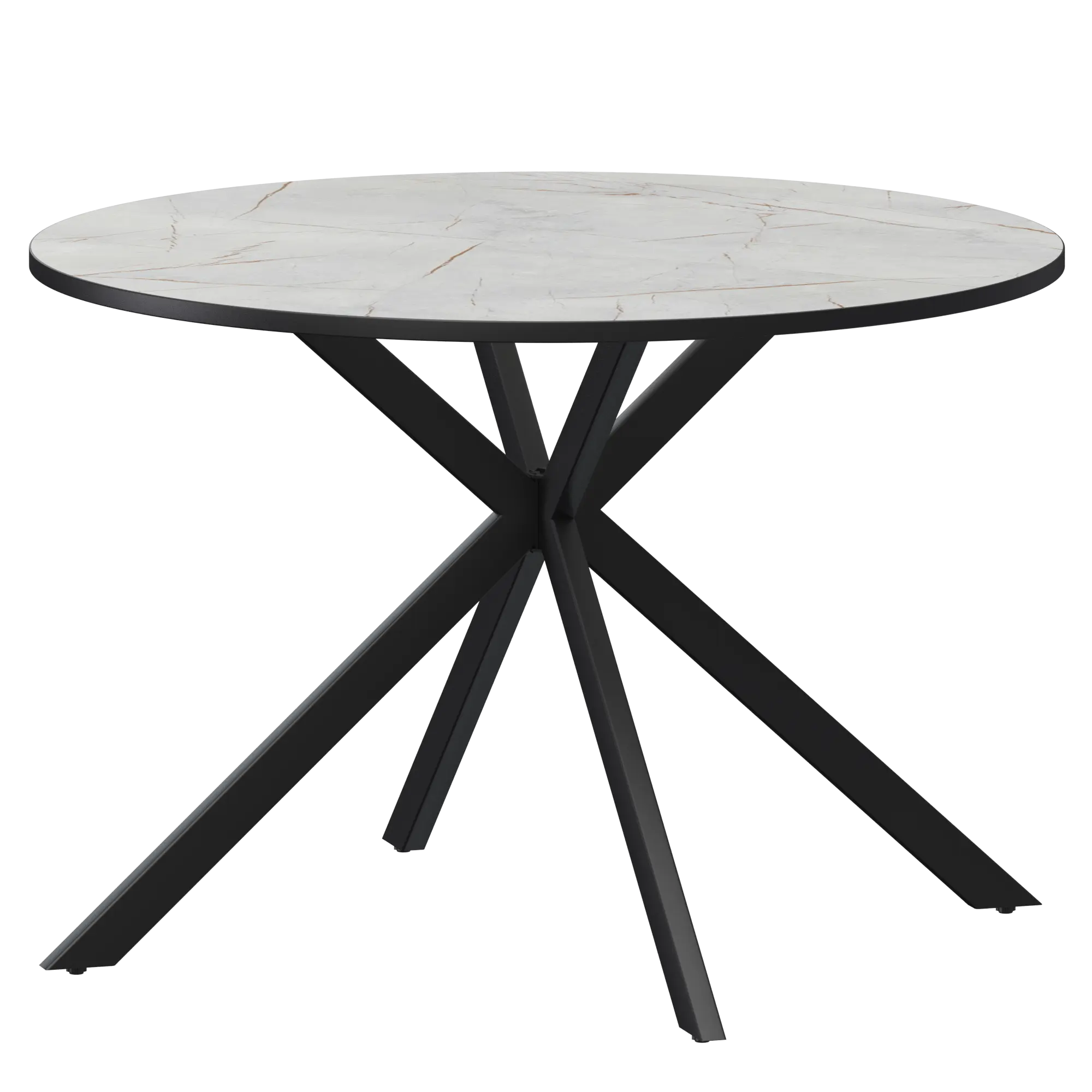 Стол нераздвижной Грань 2 Обеденные столы в пластике  Серый Каспий/Черный муар