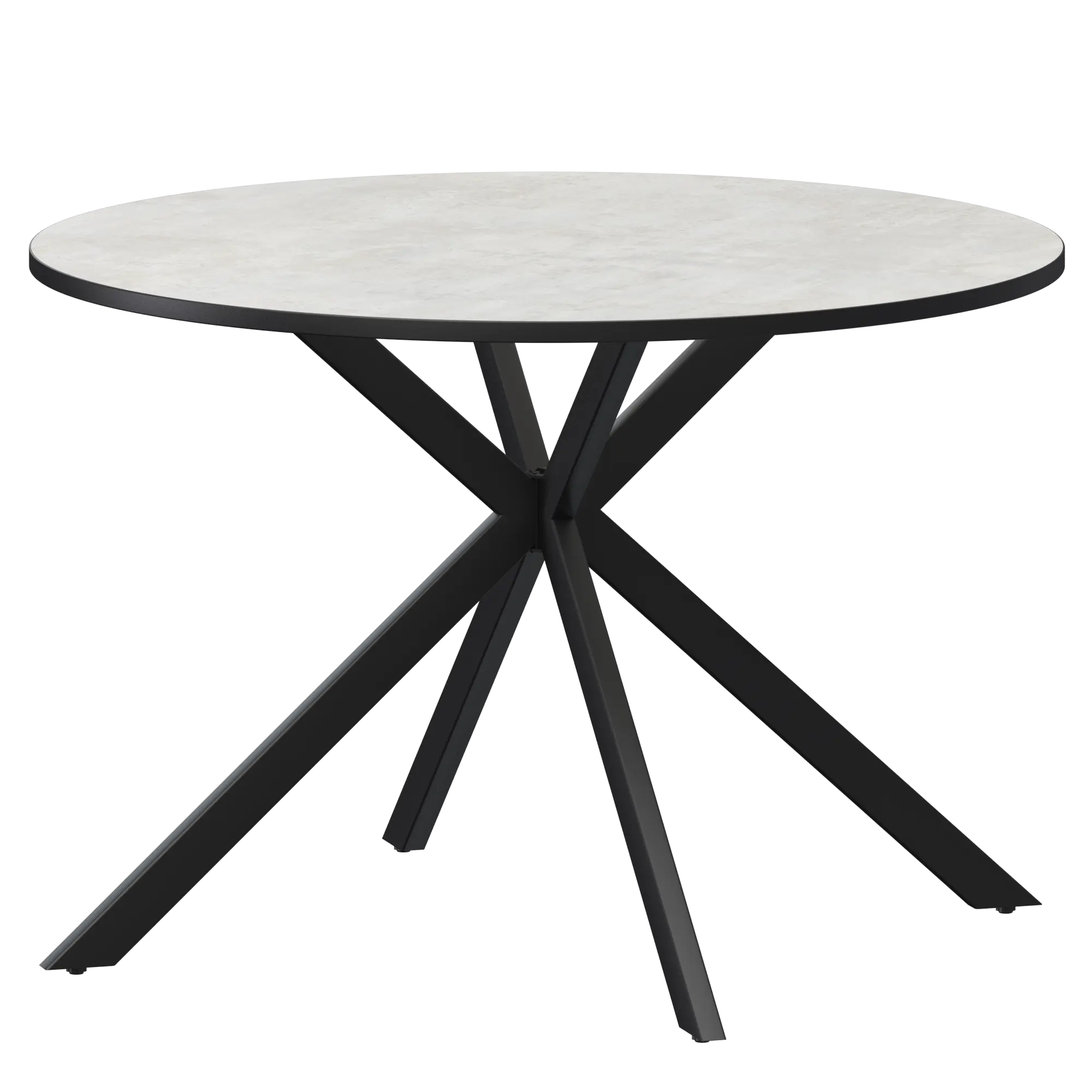 Стол нераздвижной Грань Обеденные столы в пластике  Лофт/Черный муар