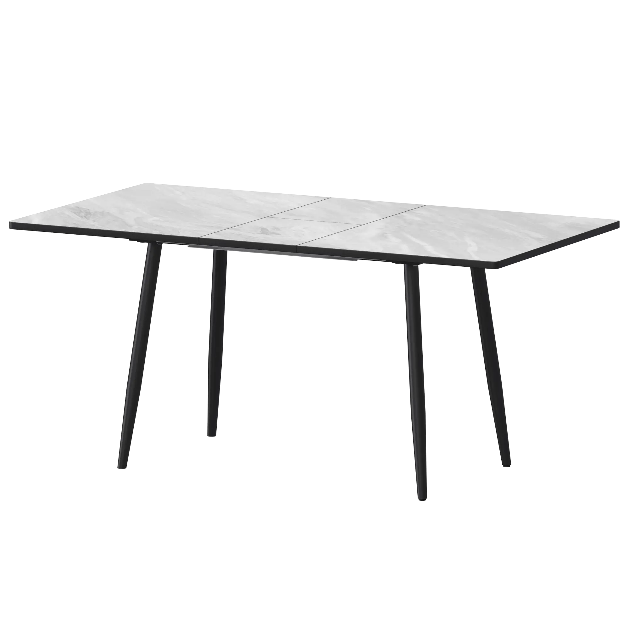 Стол нераздвижной Бетта Обеденные столы в пластике Бетта 1200 R20 (Н-3816) Лавант/Черный муар