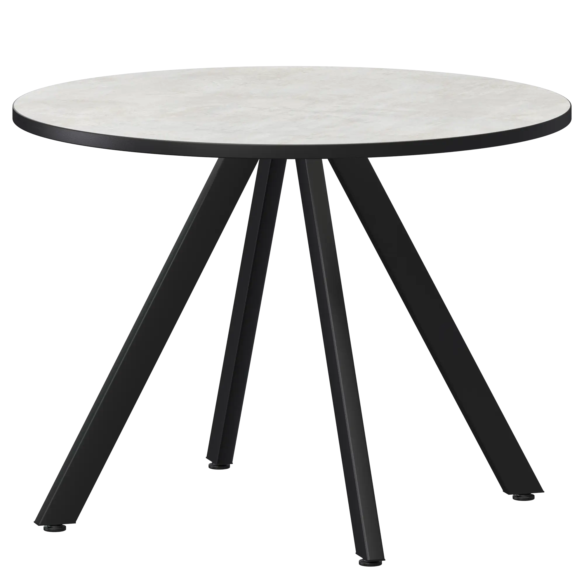 Стол нераздвижной Байкал Мини Обеденные столы в пластике Байкал 800 (Н-3819) Лофт/Черный муар