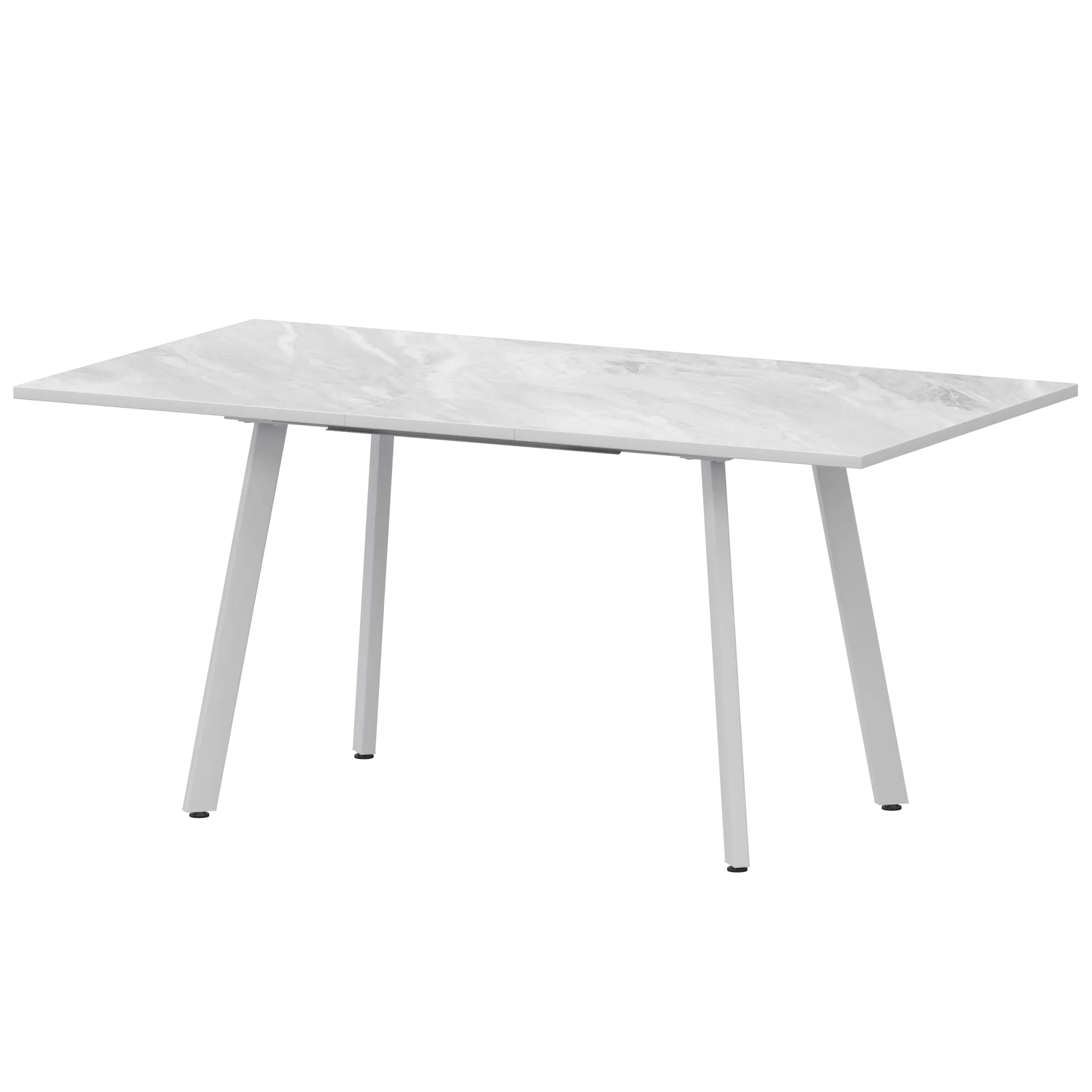 Стол раздвижной Альфа Обеденные столы в пластике Альфа 1100+300 (Н-3781) Лавант/Белый муар