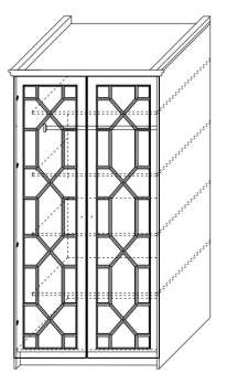 Шкаф 2-х дверный с зеркалом ш.1000 в.2030 гл.520_6e