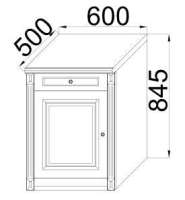 Тумба высокая