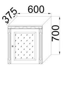 Антресоль 1-дверная