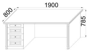 Стол 1-тумбовый