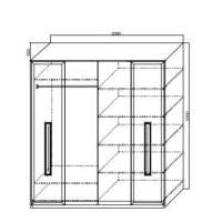 Шкаф 4-х дв.