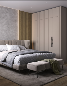 Шкаф 4-х дверный ш.2000 выс.2200 гл.520 (без антресолей)