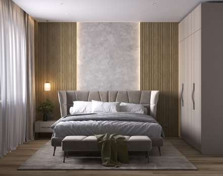 Банкетка прикроватная «Шато» ш.1340 выс.450 гл.430