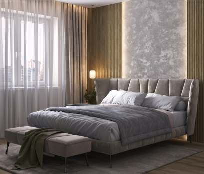 Кровать 1800x2000 с подъёмным механизмом + ёмкость для белья (наружн.размер 2250х1050х2320)