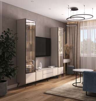 Гостиная Бланкет с тумбой 1500